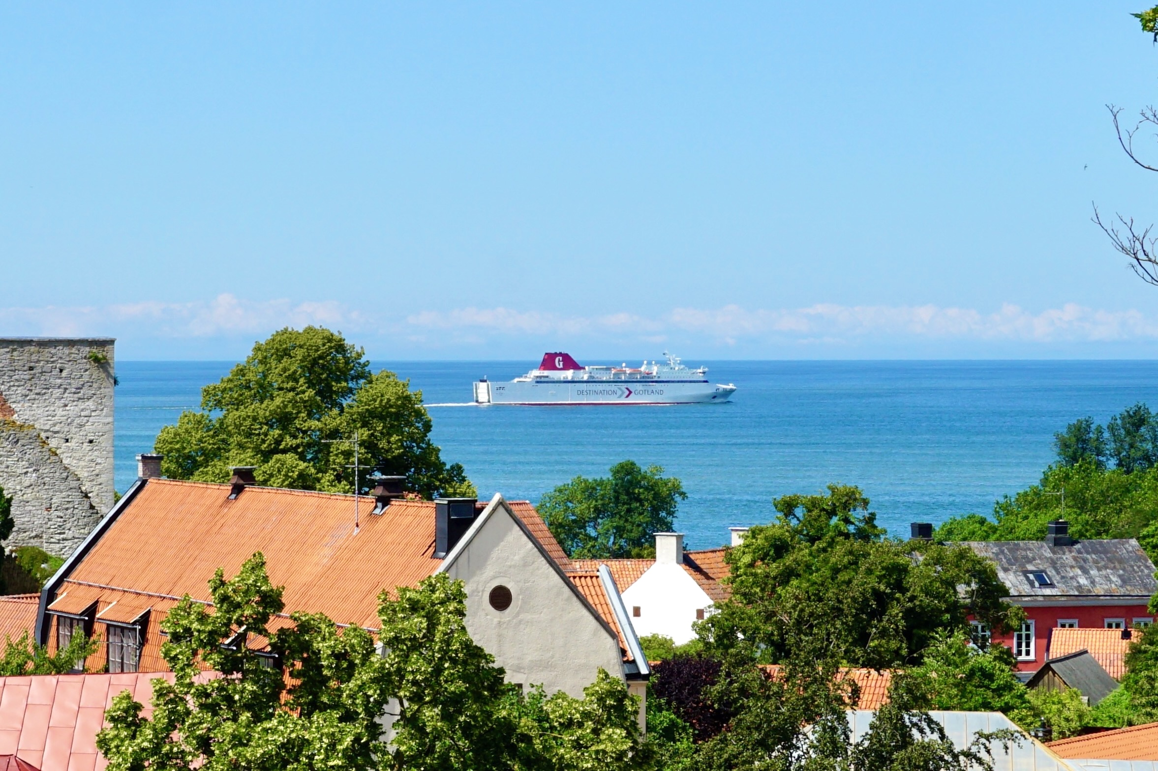 Nynäshamn ferry port in the morning