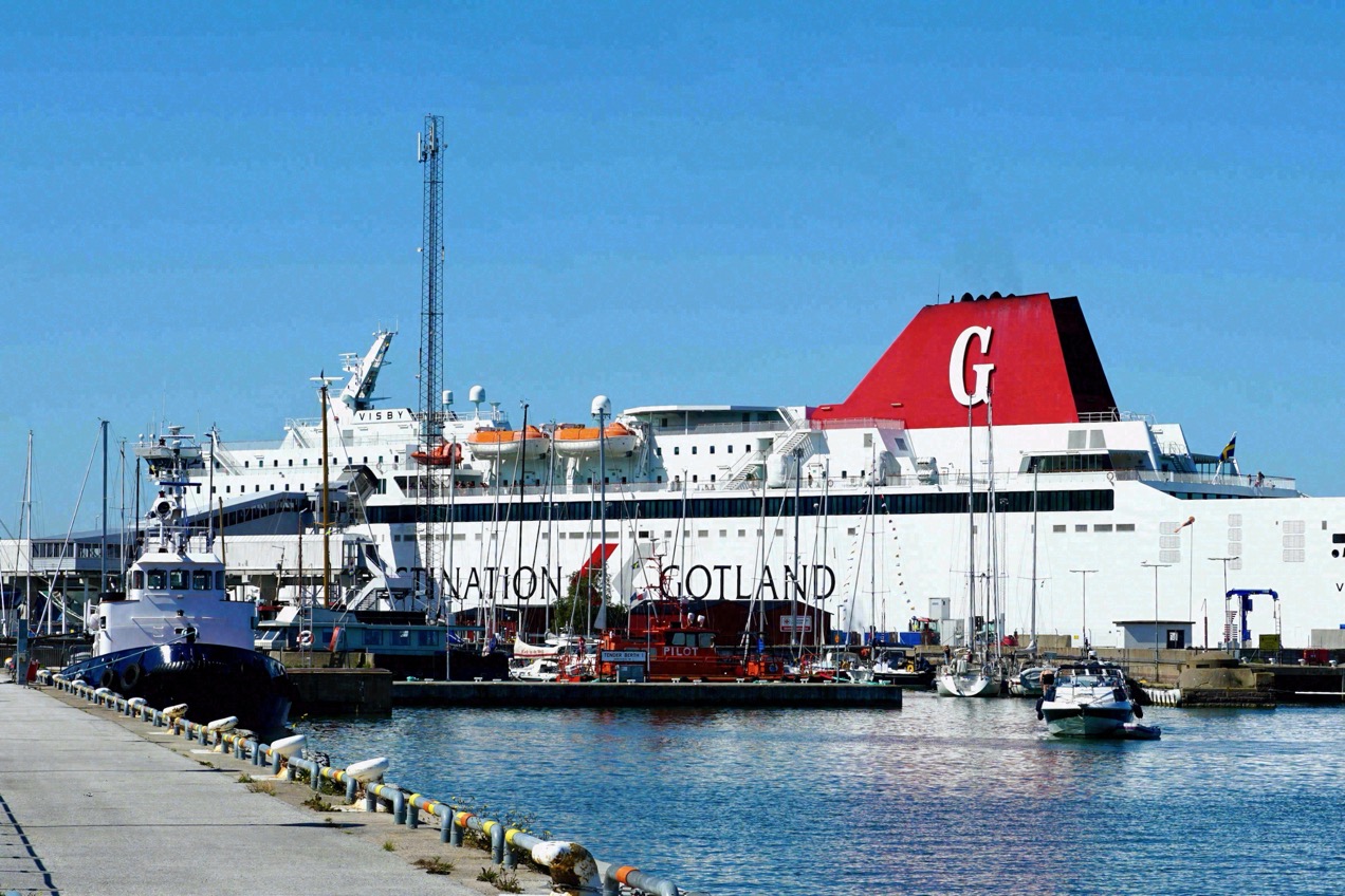 Destination-Gotland-Fähre in Nynäshamn